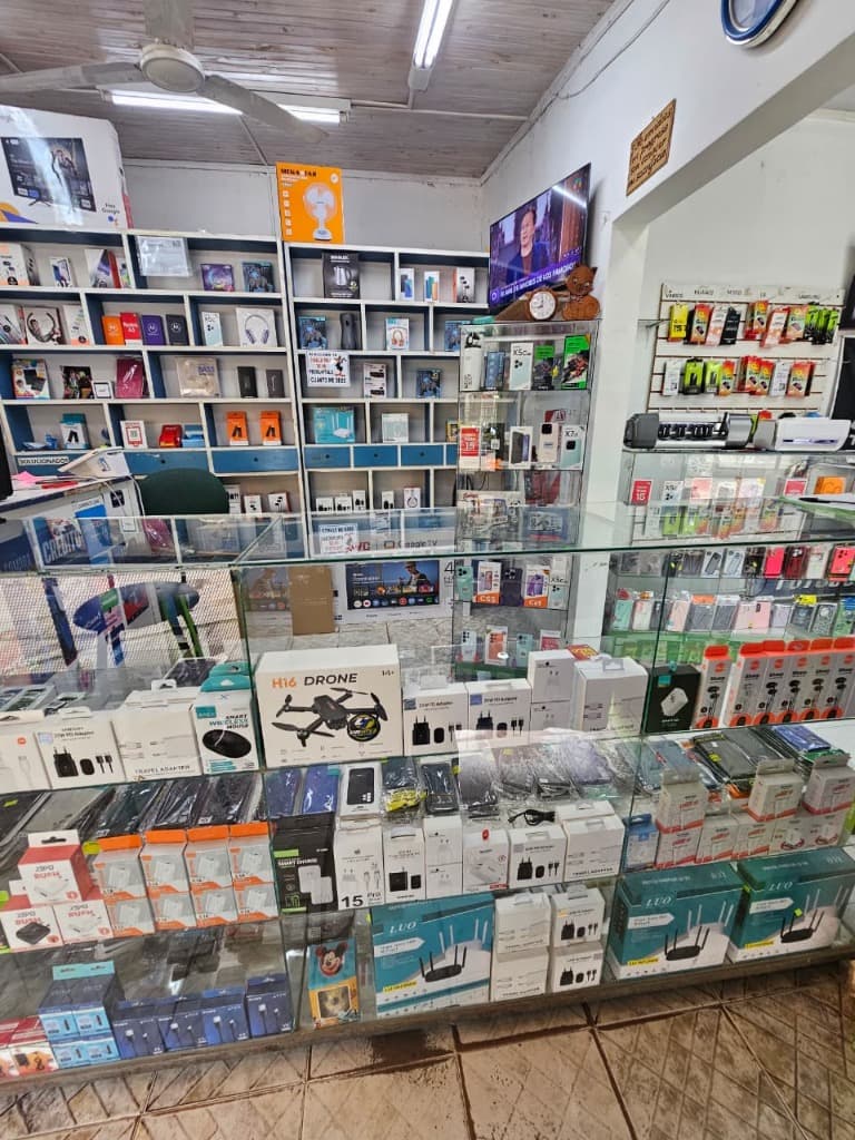 Productos en vitrina